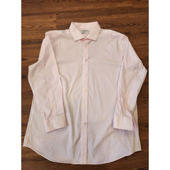 Lauren Ralph Lauren Other - Lauren Ralph Lauren Mens Pink Slim Fit Stretch Dress Shirt 17.5 32/33 XL